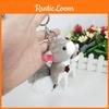 Squirrel Delightful Gray Plush Keychain Cute Accessory For Cars And Personalized Gifts