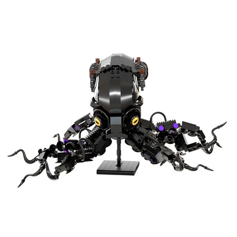 Obsidian Mecha Octopus Action Building Block Model - Treasure Hunt Edition