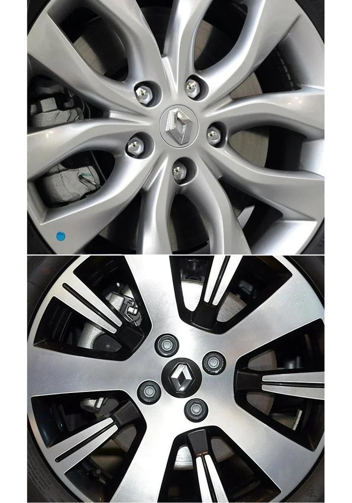 4 Stück 54/57/60mm Radnabendeckel für Renault Duster Megane 2 3 4 IV Clio Duster Fluence Logan Captur Arkana Laguna MK4 MM8