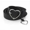 1 Pcs Leather Wide Belt for Women Gold Love Buckle Pin Jeans Black Luxury Brand Ladies Vintage Strap Female Waistband