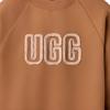UGG FW25 Bluza damska z okrągłym dekoltem i sportowym logo 1171477-CHE