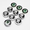 2025 Hot 4Pcs 56mm Wheel Center Caps Aluminum Domed Sticker Logo Alloy Badge For Skoda Rapid Octavia A5 RS Kodiaq Fabia A7 Acces