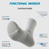Men's Professional Mid-Calf Basketball Socks - Thick, Sweat-Absorbent, Odor-Resistant, Plus Size Sports Socks
