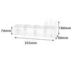 2026 new 6 in 1 5 in 1 Transparent black Acrylic Aquarium Filter Boxes External Hanging Water Purifier for Aquarium Fish Tank