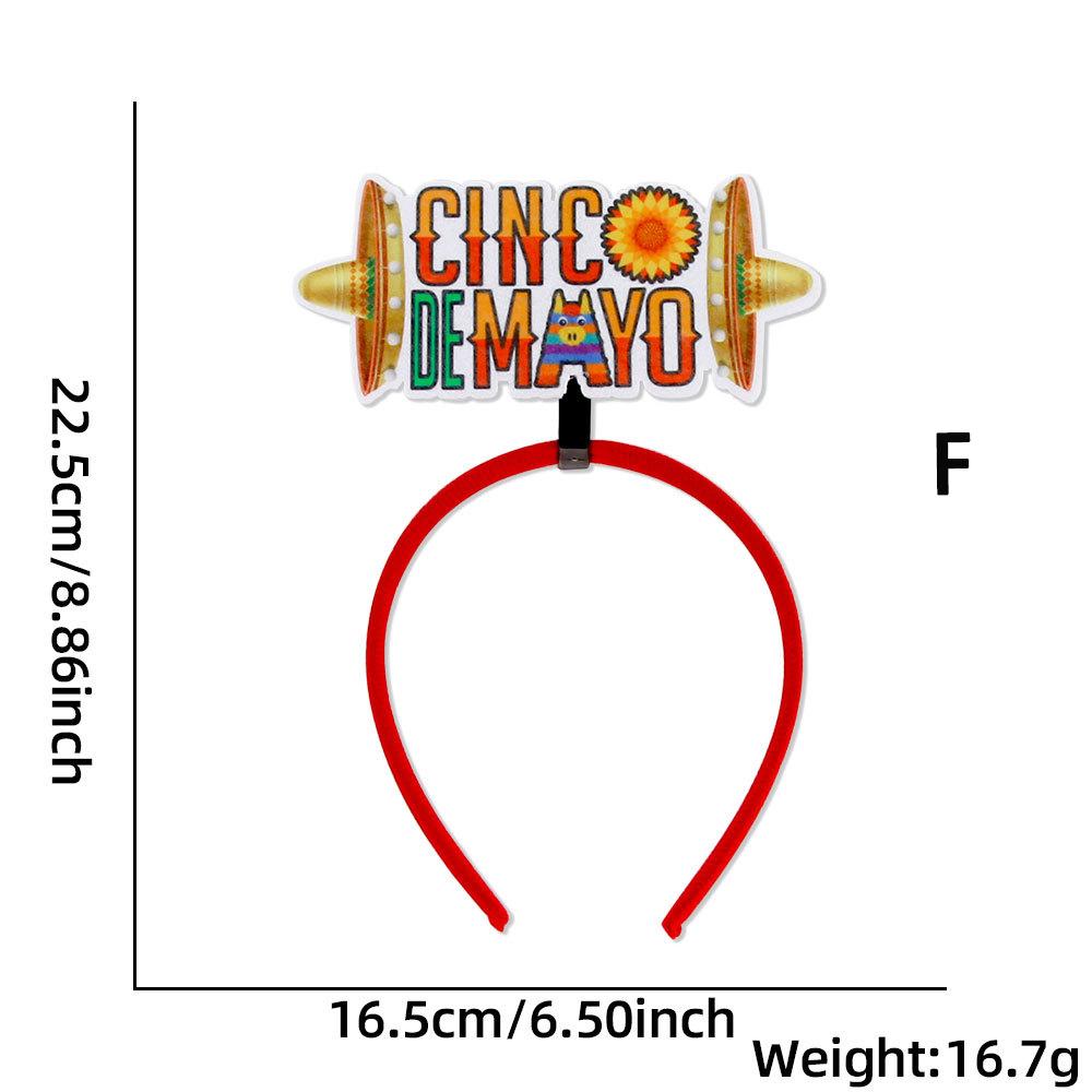 

Праздничные атрибуты 5 мая Украшения для волос Украшения для вечеринок Повязки на голову