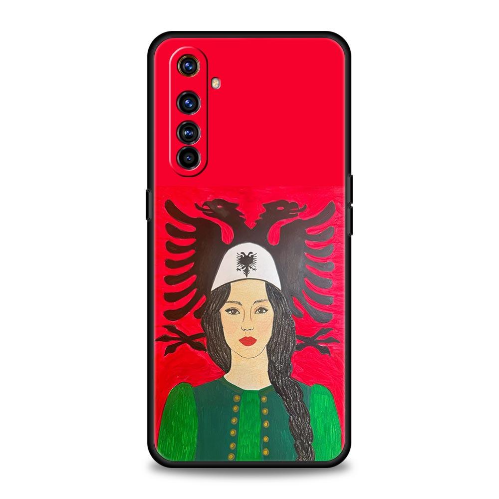 

Albania Albanians Flag Case For Realme 12 11 10 9 8 5G 7 6 GT5 GT3 GT2 Pro Plus C21 C11 C25 C35 For Realme GT Neo 2 3 3T 5 Cover For Realme 6