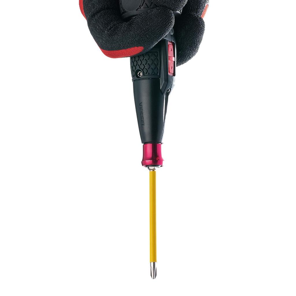 VESSEL Electric Ball Grip Driver with 5 Bits, Dendoraboru 220USB-5