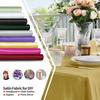 3m/5m Satin Fabric By The Yard Shiny Luxury Metallic Shiny Upholstery Lining Drapery DIY Crafts Soft  for Wedding Decorations