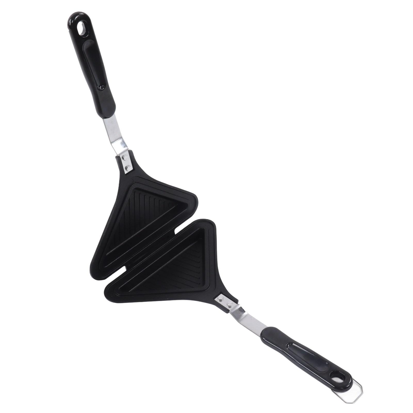 Треугольная форма Сэндвичница Двусторонняя сковорода Сковорода с антипригарным покрытием Сэндвичница-панини для торта Хлеб Треугольный твил L