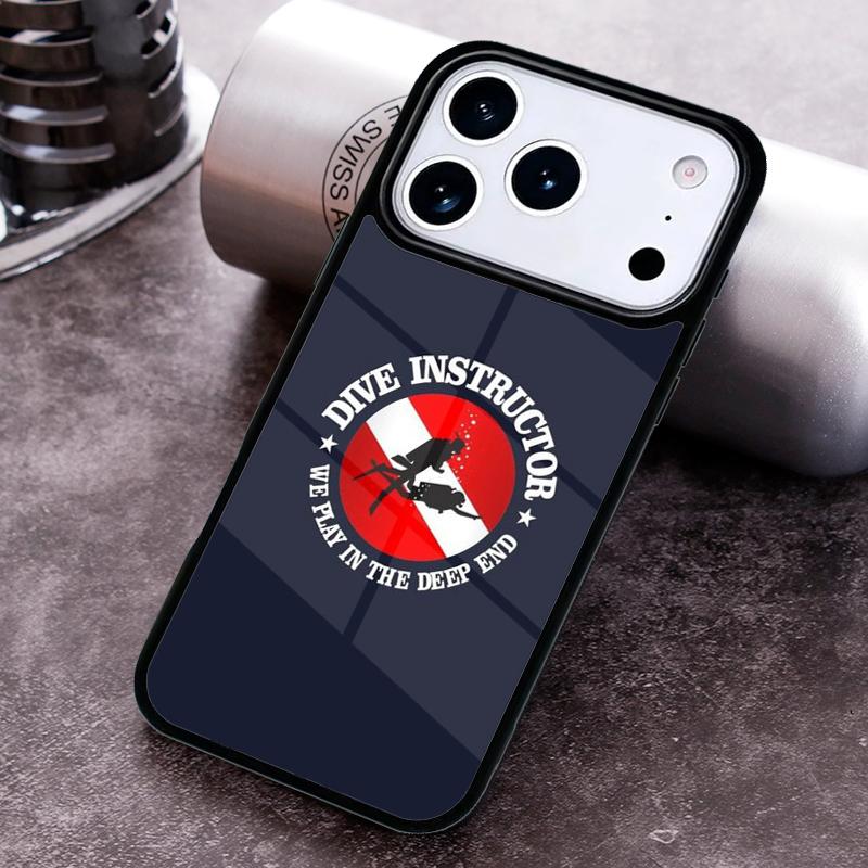 Dive Scuba Diver Shark Diving Phone Case For iPhone 17 16 15 14 13 12 11 Pro Max Plus 17Air Soft Silicone Cover