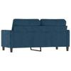 2 Seater Sofa Blue 140 Cm Velvet