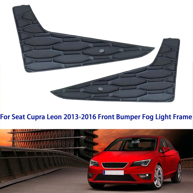 Per Seat MK3 FR Leon 2013 2014 2015 2016 Copertura Griglia Cornice Faro Antinebbia Paraurti Anteriore Auto Pre-Restyling Accessori 5F0853665B