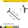 Clip-on Straight Hook for Slotted Pegboard - Aluminum Display Hook for Electronic Components and Sample Exhibits
