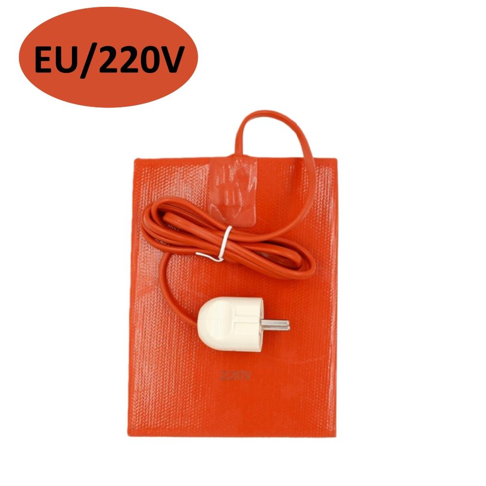 Engine Oil Heater Silicone Heating Blocking Pad Water Oil Warmer Waste Oil Pan Heater Pad For Car 9*13cm