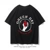 2025 Summer New Hip Hop Green Day Band Printed Graphic T Shirts Men Short Sleeve T Shirts High Quality Men's Clothes Street Wear