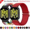 20mm 22mm Nylon Braided Strap For Redmi Watch 5 Active Sports Comfortable Bracelet Wristband For Redmi Watch 5 Lite Accessories