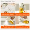 470/650ml 2 In 1 Oil Spray Bottle With Multifunctional Large Capacity Glass Oiler Kitchen Cooking Pour Spout Leakproof Accessory