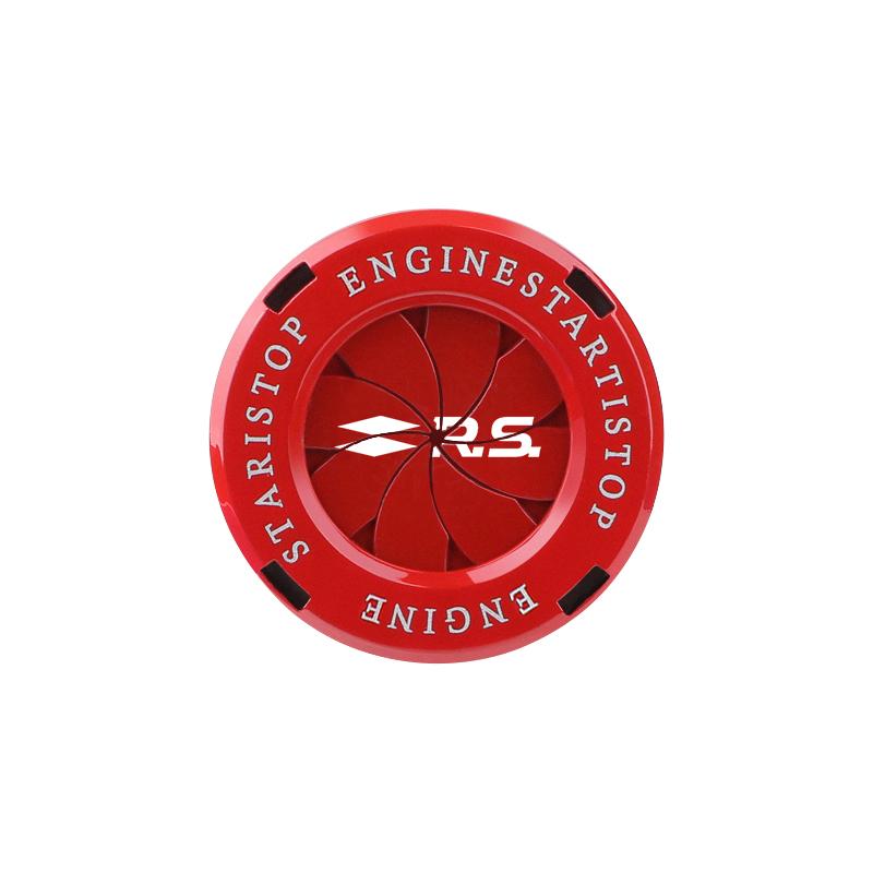 For NewRenault Car Start Stop Button Cover Car Interior Decor Engine Switch Sticker RDS Megane 2 3 4 Trafic Scenic 2 Clio Captur