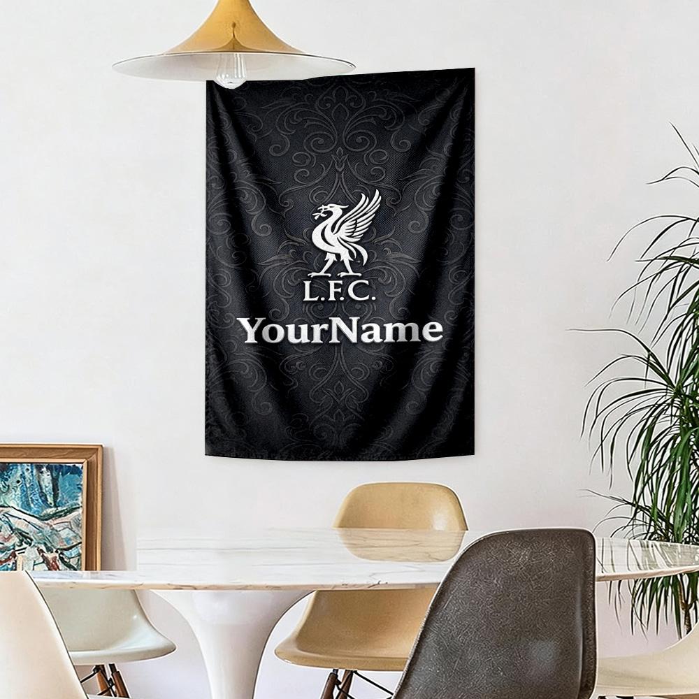 Liverpool Custom Your Name Wall Decor Tapestry Art For Pet Memorial Birthdaywedding Party Backdrop Family Gift