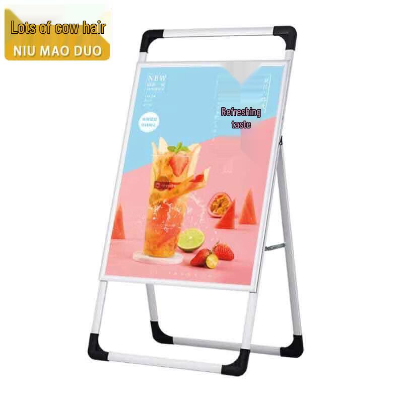 Portable Aluminum Alloy A-Frame Folding Poster Display Stand