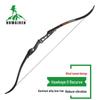 Arc recurve démontable Huwairen en aluminium et bois d'érable avec poignée en métal pour la chasse américaine et la compétition
