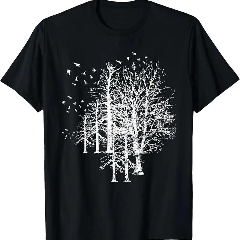 Wildlife Nature Birds Outdoor Forest Trees T Shirt S