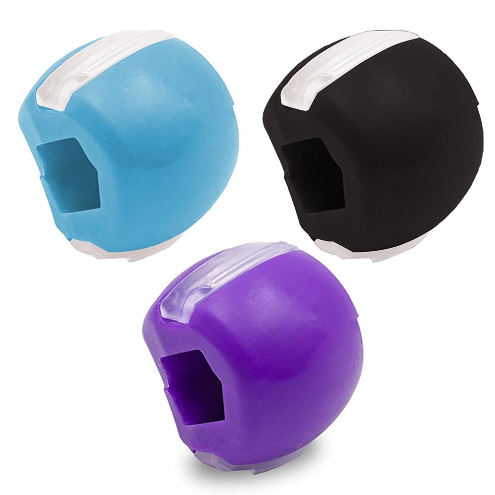 1 Pcs Food-grade Silica Exercise Ball Facial Muscle Training Fitness Ball Neck Face Toning Muscle Trainin