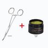 KISS Stainless Steel Pet Hemostatic Forceps: Angled & Straight Heads for Dog Ear Hair Plucking