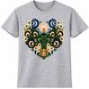 Floral Heart T Shirt Folk Art Botanical Flower Graphic Tee Boho