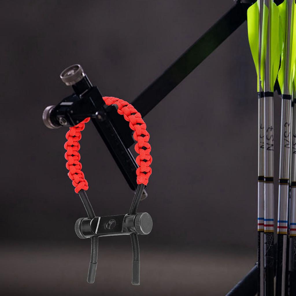 Archery Equipment Compound Wrist Rope Polyester Strap Cord (Black)