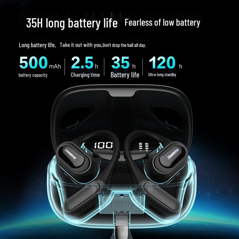 Newsmy Q10 Open-Ear Bone Conduction Sports Bluetooth Earphones