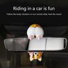 Swinging Dog Car Interior Rear View Reflectors Viewer Hanging Scent Diffuser Vehicle Decoration with Head Bobble Feature