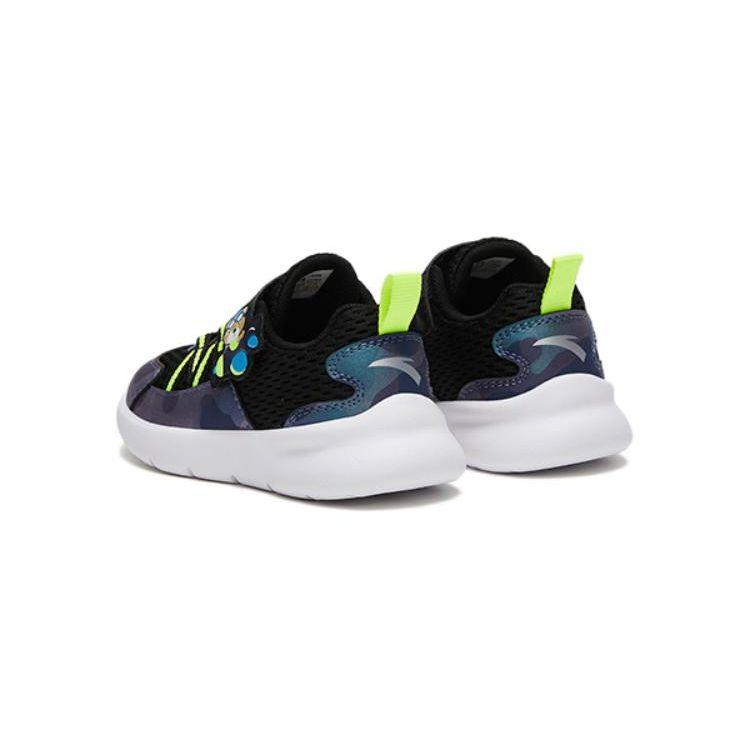 Anta Comfortable Daily Non-Slip Shock Absorbing Low-Top Walking Shoes Baby Shoes Black A312310050-1