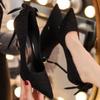 French Design Sense Niche Ladies 6cm High Heels Ins Style Trend Pointed Shallow Mouth Fine Heel Wedding Shoes Shopping Dating Prom with Shoes