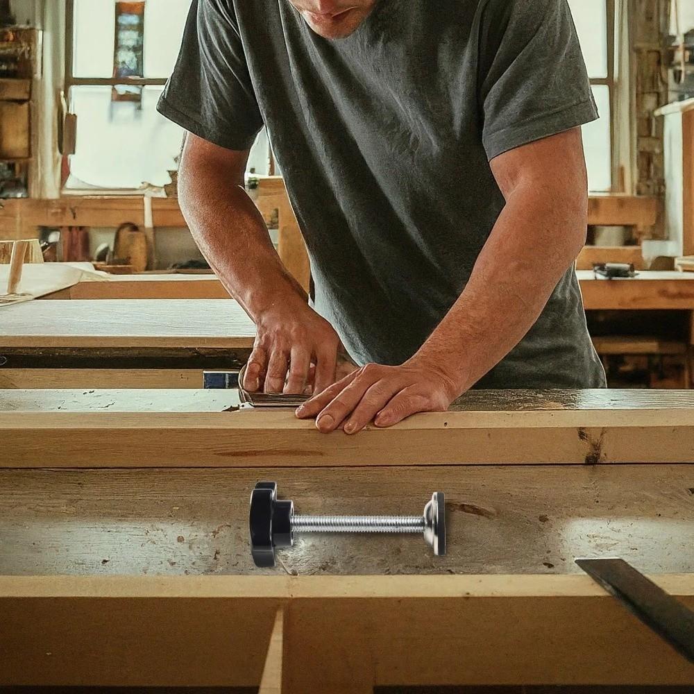 304 Stainless Steel Clamping Screw Knob M8x60mm Hand Tightening Knob  Clamping Applications