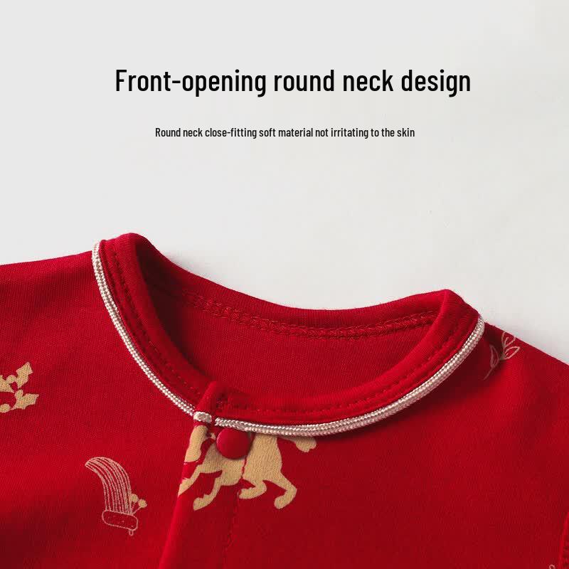 Youqi Baby Lunar New Year Red Romper