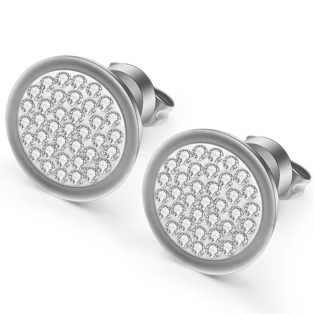 Modeschmuck Ohrringe Für Frauen 316L Edelstahl Ohrringe Kristallkugel Ohrringe Einzelhandel und