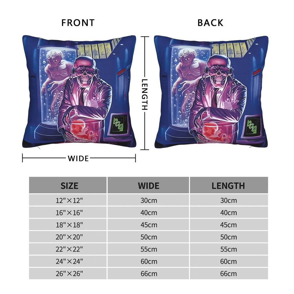 Megadeths Pillow Case MegaRock City Doctor Hanger 18 Print Pillow Cover Cute Funny Pillowcases For Sofa Car Home Decor