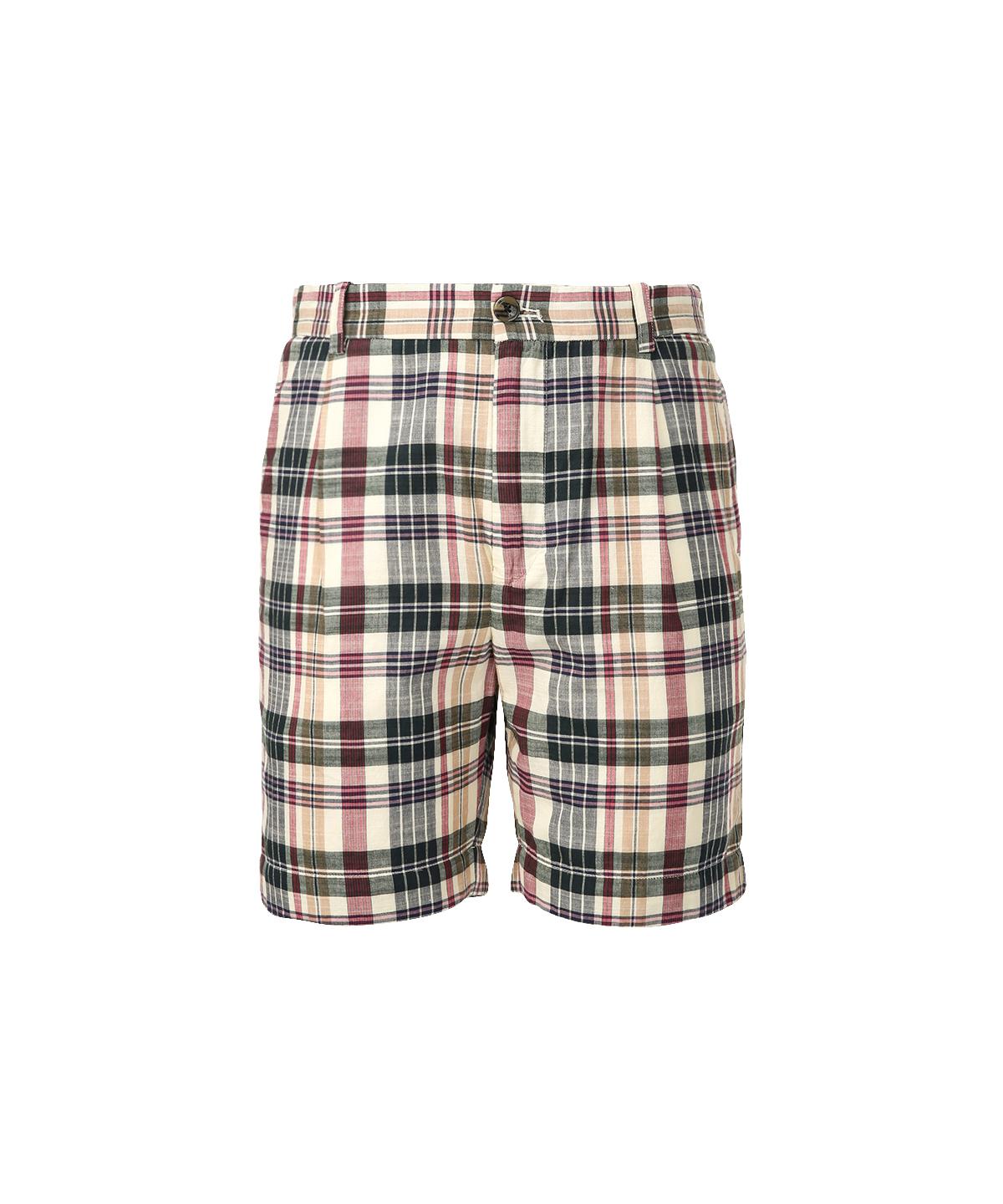 Brooks Brothers Madras Shorts (Khaki) (Bbpsmm77812Em) Khaki/32