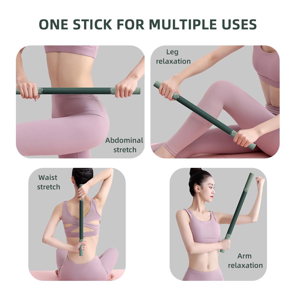 Yoga Fascia Stick Muscle Massage Roller Back and Leg Stretching Massager Muscle Relaxation Massage Roller Yoga Massage Stick