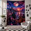 Wall TapestryDemon Slayer Art Hanging Cloth Decorative Background Cover for Room Decoration