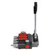 3-sekční hydraulický řídicí ventil, hydraulický ventil jednodílný 3sekční ventil, Hydraulický směrový řídicí ventil 11gpm 40 L Oboučinný válec