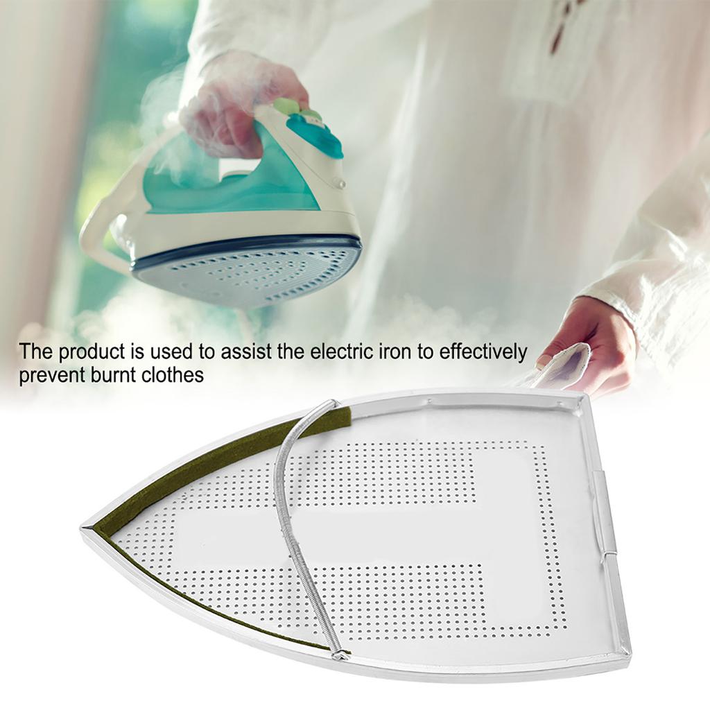 Aluminum Material Electric Iron Assistant Tool Iron Shoe Cover for Cloth Ironing(B 8TN)