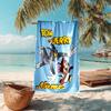 Personalized customized proof beach towel with Tom and Jerry pattern - soft, absorbent,quick-drying,perfect swimming,camping&bathing