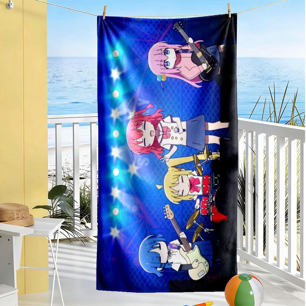 Rock Star Night Beach Towel Super Soft Microfiber Quickdry Fabric Comfortable Lightweight