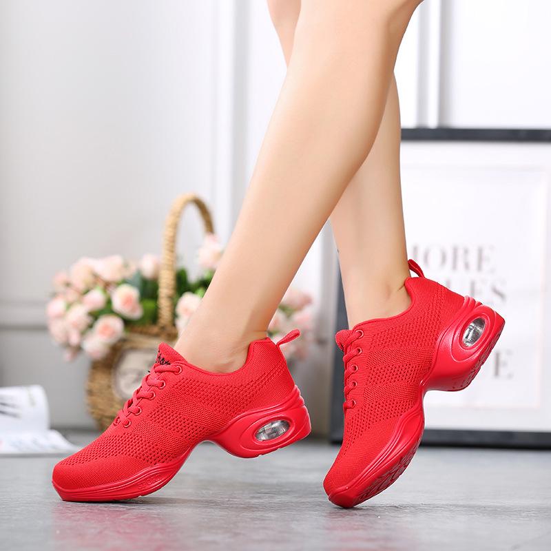 Breathable Mesh Adult Square Dance Shoes - Soft Sole Fitness & Aerobics Sneakers