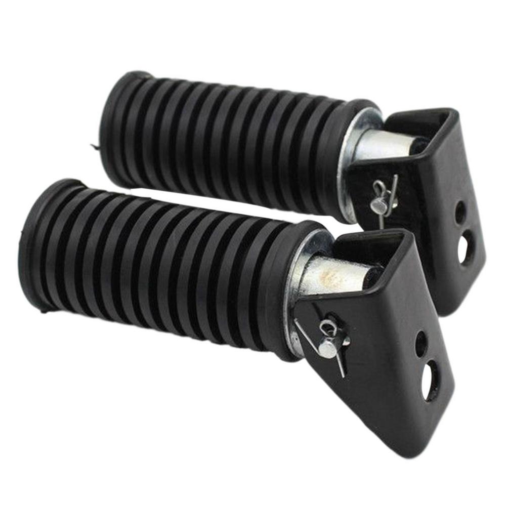 

Педали для мотоциклов Qianjiang QJ125 GN125 GT125 Suzuki King GS125, универсальные M8, фиксирующие подставки для ног, педали для гонок чёрный