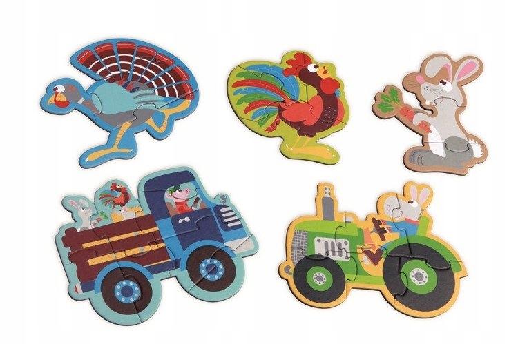 The first farm-themed children's puzzle (26 pieces).