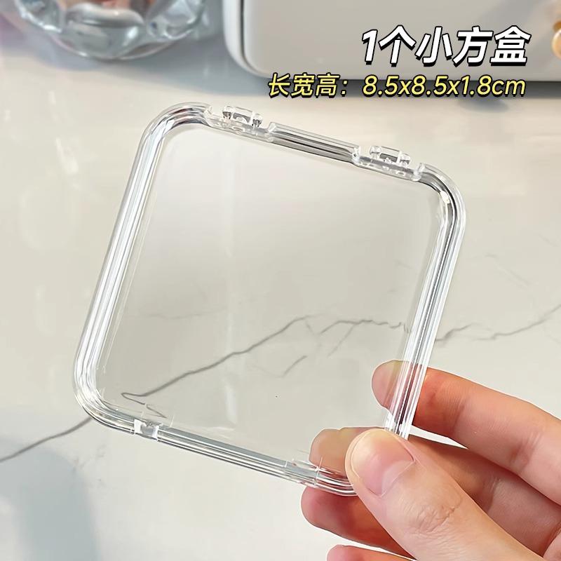 Crystal Wenwan Bracelet Bracelet Desktop Storage Box Jewelry Necklace Jewelry Dust-proof Desktop Organizing Box Display Shelf