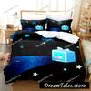 Home Textile Cartoons Bee Puppy Cat Cover Duvet Cover Pillow Case Boy Girl Polyester Bedding Set King Queen Twin Size